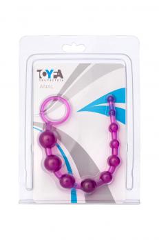 ШАРИКИ АНАЛЬНЫЕ TOYFA, PVC, ФИОЛЕТОВЫЙ, 30 СМ