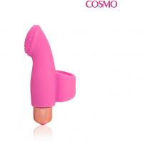 Мини вибратор на палец для стимуляции точки G, цвет розовый, Cosmo BIOCSM-23071