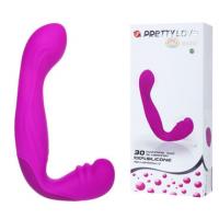 Безременной страпон с вибрацией PrettyLove ANGELO (3,7 х 18 см)