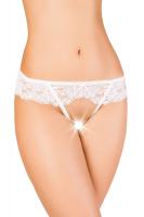 ЭРОТИЧЕСКИЕ ТРУСИКИ EROLANTA LINGERIE COLLECTION КРУЖЕВНЫЕ, БЕЛЫЕ (42-44)