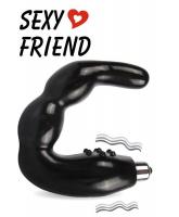 Вибростимулятор простаты черного цвета Sexy Friend