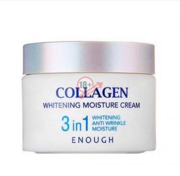 УВЛАЖНЯЮЩИЙ КРЕМ ДЛЯ ЛИЦА С КОЛЛАГЕНОМ 3 В 1 ENOUGH COLLAGEN 3 IN 1 WHITENING MOISTURE CREAM, 50 ML