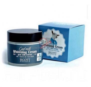 JIGOTT GOAT MILK WHITENING CREAM Отбеливающий крем с экстрактом козьего молока