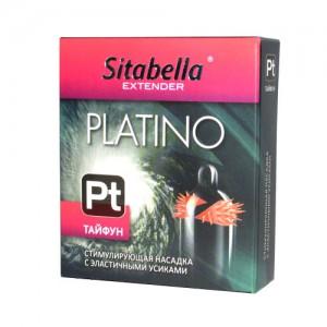 ПРЕЗЕРВАТИВ-НАСАДКА SITABELLA PLATINO ТАЙФУН 1422
