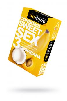 ПРЕЗЕРВАТИВЫ LUXE DOMINO SWEETSEX, ТРОПИЧЕСКИЕ ФРУКТЫ №3