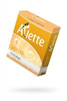 ПРЕЗЕРВАТИВЫ ''ARLETTE'' №3, DOTTED ТОЧЕЧНЫЕ 3 ШТ.