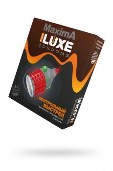ПРЕЗЕРВАТИВЫ LUXE MAXIMA КОНТРОЛЬНЫЙ ВЫСТРЕЛ №1
