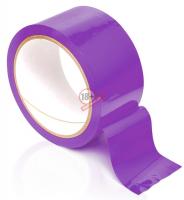 Фиолетовая самоклеющаяся лента для связывания Pleasure Tape - 10,6 м.