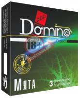 Ароматизированные презервативы Domino "Мята" - 3 шт.