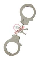 Металлические наручники с ключиками LARGE METAL HANDCUFFS WITH KEYS