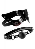 Лаковый комплект MASQUERADE MASK & BALL GAG