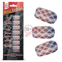 Набор лаковых полосок для ногтей Блестящий градиент Nail Foil
