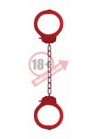 Красные оковы на ноги Pleasure Legcuffs