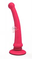 Розовый анальный стимулятор Rapier Plug - 15 см.