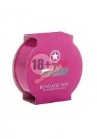 Розовая лента Non Sticky Bondage Tape - 17,5 м.