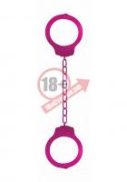 Металлические розовые оковы Pleasure Legcuffs