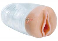 Прозрачная вагина  CyberSkin Ice Action-View Pussy Stroker