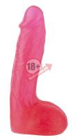 Розовый фаллоимитатор XSKIN 7 PVC DONG - 18 см.
