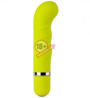 Зелёный мини-вибратор для G-массажа NEON PASSION VIBE GREEN - 11,4 см.