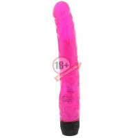 Розовый мультискоростной вибратор PINK POPSICLE 8.5 PINK VIBRATOR - 21,6 см.