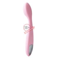 Нежно-розовый клиторальный вибратор Keri Pale Pink - 17 см.