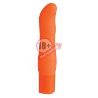 Оранжевый мини-вибратор PURE 3.5INCH VIBRATOR ORANGE - 9 см.