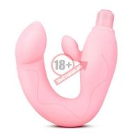 Розовый вибростимулятор G-точки LUXE GODESS PINK
