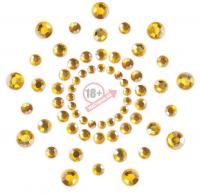 Золотистые наклейки на грудь Mimi Bijoux