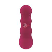 Розовый вибромассажёр Dream Massagers Ripple Vibes - 11 см.
