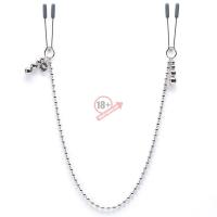 Зажимы для сосков на нитке бусин At My Mercy Chained Nipple Clamps