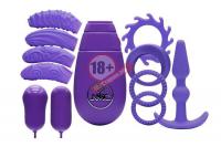 Фиолетовый вибронабор FLIRTY KIT SET