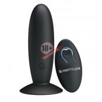 Анальная пробка с вибрацией и пультом управления Remote Control Vibrating Plug - 11 см.