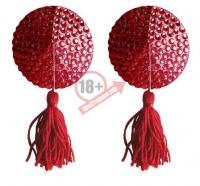 Красные круглые пестисы Nipple Tassels Round