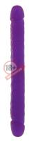 Двойной фиолетовый фаллоимитатор DOUBLE DONG LAVENDER - 30 см.