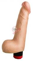 Телесный вибромассажёр HUMAN COPY 7,5" - 19 см.