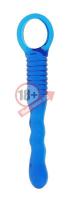 Голубой анальный стимулятор TAPERED ANAL ROD BLUE - 14,5 см.