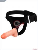 Женский телесный страпон Domina - 15 см.