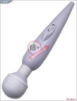 Белый вибромассажёр Mimi Magic Wand - 19,2 см.