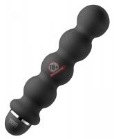 Анальный вибромассажер Tom of Finland Stacked Ball 5 Mode Vibe - 24 см.