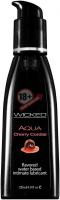 Лубрикант WICKED AQUA Cherry Cordial с ароматом вишневого ликера - 120 мл.