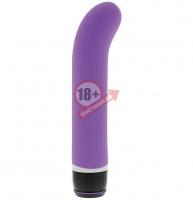 Фиолетовый вибратор PURRFECT SILICONE CLASSIC G-SPOT PURPLE - 17,5 см.