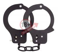 Чёрные наручники из листового металла BONDX METAL CUFFS BLACK