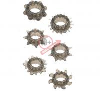 Набор из 6 дымчатых эрекционных колец MENZSTUFF 6PC STRECHEABLE RING SET