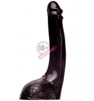Чёрный фаллоимитатор-гигант All Black - 32 см.