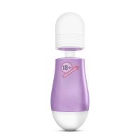 Фиолетовый жезловый мини-вибратор Noje W2 Wisteria