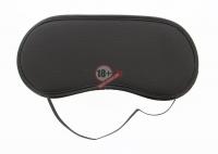 Чёрная полиуретановая маска Blindfold