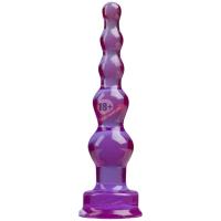 Фиолетовая анальная ёлочка SpectraGels Purple Anal Tool - 17,5 см.