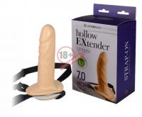 Поясной полый фаллоимитатор Sitabella UNISEX - 17,8 см.