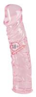 Нежно-розовый гелевый фаллоимитатор Rosy Quartz - 18 см.