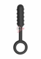 Анальный стимулятор No.61 Dildo With Metal Ring - 18,2 см.